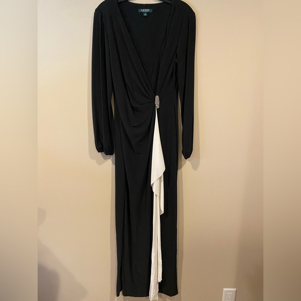 Black and White Ralph Lauren Gown